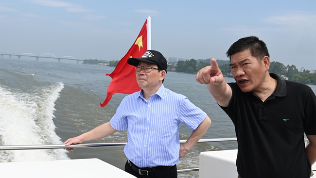 福建省防指副總指揮、省水利廳廳長劉琳率隊(duì)調(diào)研指導(dǎo)閩江流域防汛抗旱與河湖管理保護(hù)工作。