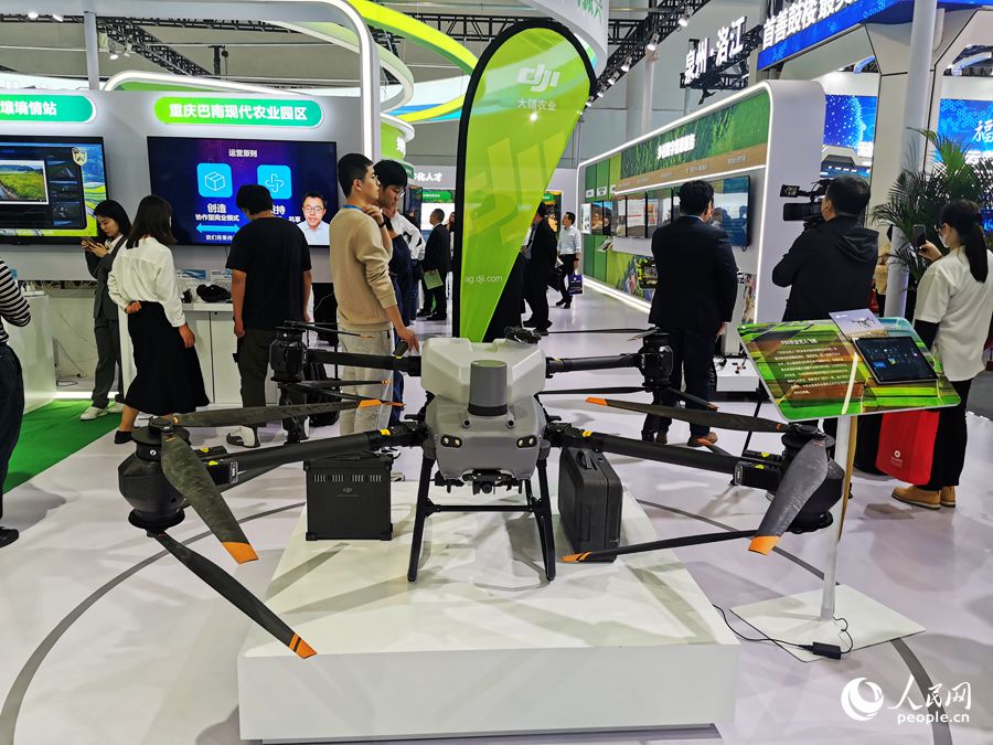 T50農(nóng)業(yè)無人飛機。人民網(wǎng) 葉青卿攝