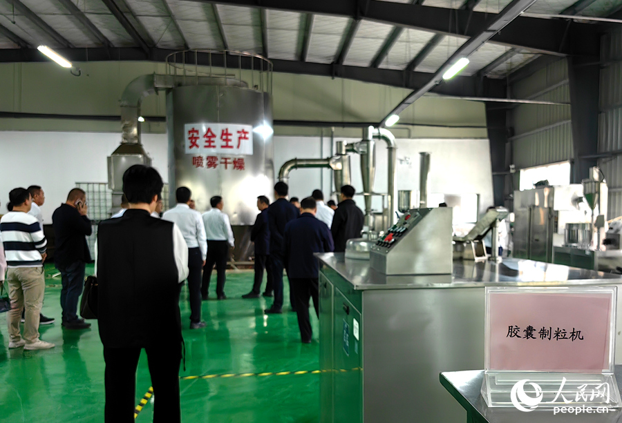 與會(huì)人員參觀詔安縣代表性科創(chuàng)企業(yè)。人民網(wǎng) 蘇海森攝