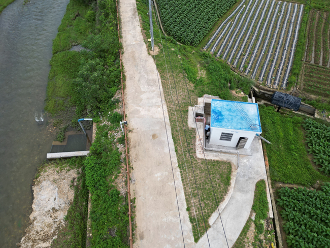 飲水灌溉項(xiàng)目。中建海峽供圖