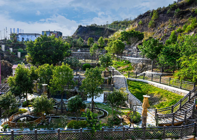 永泰縣東門幼兒園戶外活動(dòng)場(chǎng)地。永泰縣教育局供圖