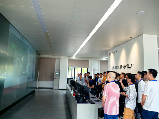 參觀交流。廈門(mén)市政環(huán)科污水公司供圖