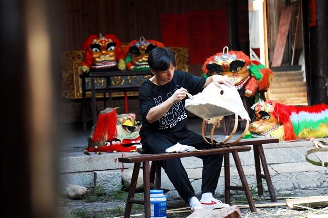 蕉城霍童傳統(tǒng)線獅文化。記者 鄭霄 攝